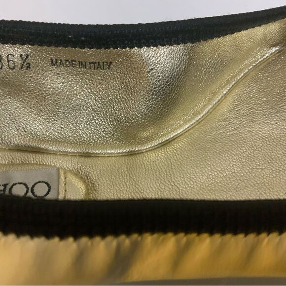 Jimmy Choo shoes flats patent cream made in Italy 36.5 (6) - Picture 6 of 6